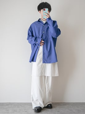 「Adoon plain（アドーンプレーン）のアイテム（パンツ）」を使った、まささん（メンズ・178cm・20代）の春コーディネート