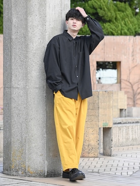 「バルーンパンツ」｜まささん（メンズ・178cm・10代）の春コーディネート