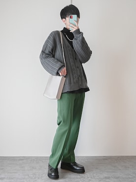 「アイテム（その他トップス）」を使った、まささん（メンズ・178cm）の冬コーディネート