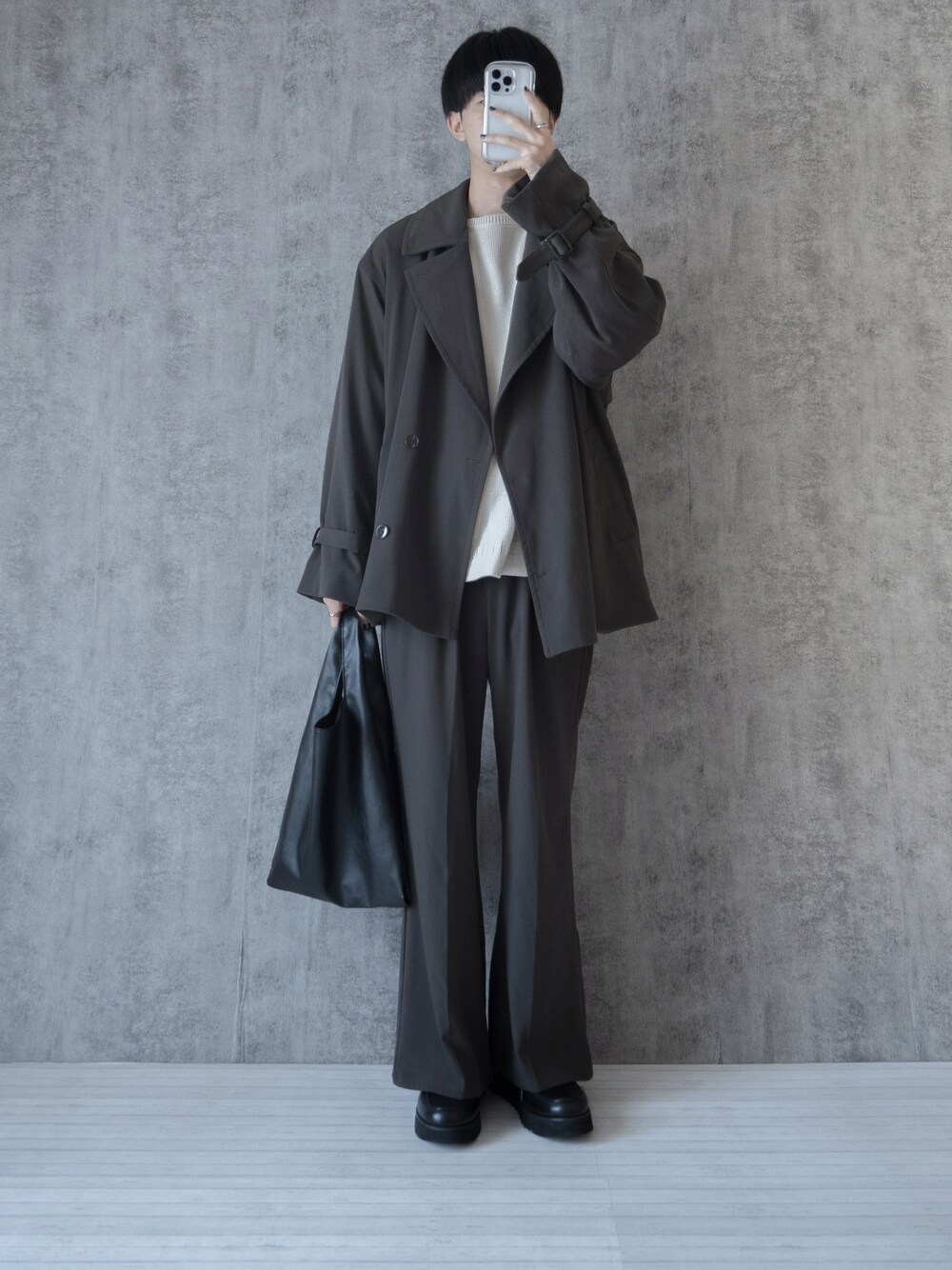 まさ｜Loose/ルースのトレンチコートを使ったコーディネート - WEAR