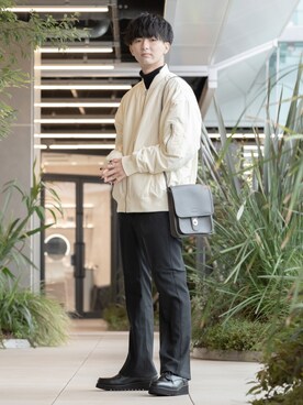 「GLOSTER（グロスター）のアイテム（ジャケット/アウター）」を使った、まささん（メンズ・178cm）の秋コーディネート