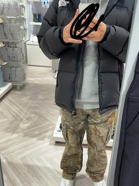 「AF1」｜「アイテム（ダウンジャケット/コート）」を使った、harutoさん（メンズ・171cm）の秋コーディネート