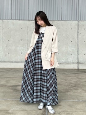 moeさん（レディース・155cm）の春コーディネート