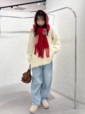 moeさん（レディース・155cm）の冬コーディネート