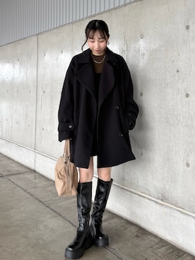 moeさん(レディース・155cm)の冬コーディネート