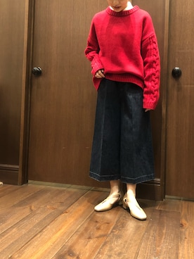 「NOMBRE IMPAIR（ノンブルアンペール）のアイテム（パンプス）」を使った、mis.さん（レディース・149cm）の秋コーディネート