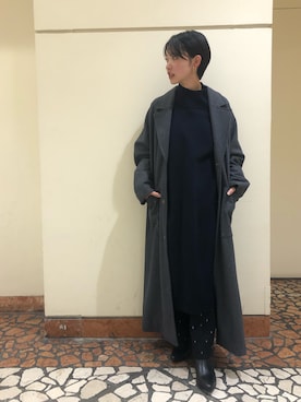 「FIL DE FER（フィルデフェール）のアイテム（ジャケット/アウター）」を使った、mis.さん（レディース・149cm）の秋コーディネート