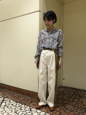 「NOMBRE IMPAIR（ノンブルアンペール）のアイテム（パンプス）」を使った、mis.さん（レディース・149cm）の冬コーディネート
