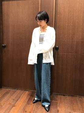 「NOMBRE IMPAIR（ノンブルアンペール）のアイテム（パンプス）」を使った、mis.さん（レディース・149cm）の春コーディネート