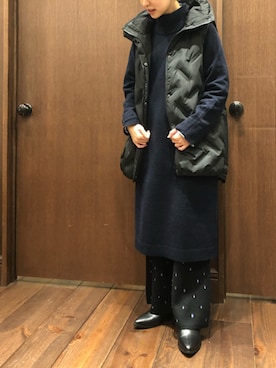 「NOMBRE IMPAIR（ノンブルアンペール）のアイテム（ワンピース/ドレス）」を使った、mis.さん（レディース・149cm）の冬コーディネート