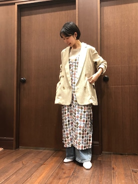 「NOMBRE IMPAIR（ノンブルアンペール）のアイテム（その他シューズ）」を使った、mis.さん（レディース・149cm）の春コーディネート