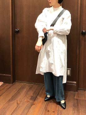 「NOMBRE IMPAIR（ノンブルアンペール）のアイテム（パンプス）」を使った、mis.さん（レディース・149cm）の冬コーディネート