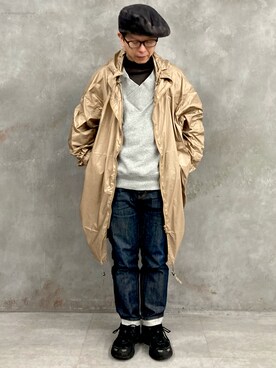 「MinoriTY（マイノリティ）のアイテム（ジャケット/アウター）」を使った、 すがさんさん（メンズ・165cm）の春コーディネート