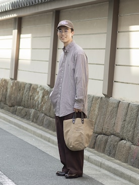 「MACKINTOSH PHILOSOPHY（ﾏｯｷﾝﾄｯｼｭ ﾌｨﾛｿﾌｨｰ）のアイテム」を使った、RIKUさん（メンズ・171cm）の秋コーディネート