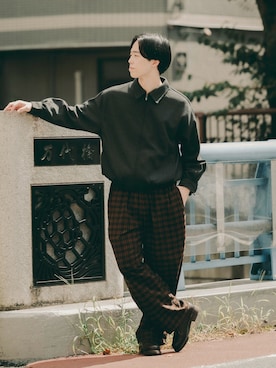 「Paraboot（パラブーツ）のアイテム（シューズ）」を使った、RIKUさん（メンズ・171cm）の秋コーディネート