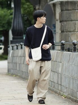 「URBAN RESEARCH Sonny Label（アーバンリサーチサニーレーベル）のアイテム」を使った、RIKUさん（メンズ・171cm）の夏コーディネート