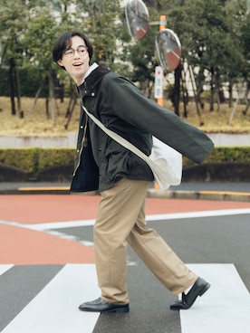 「CLEA（クレア）のアイテム」を使った、RIKUさん（メンズ・171cm）の冬コーディネート