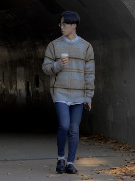「URBAN RESEARCH Sonny Label（アーバンリサーチサニーレーベル）のアイテム（トップス）」を使った、RIKUさん（メンズ・171cm）の冬コーディネート