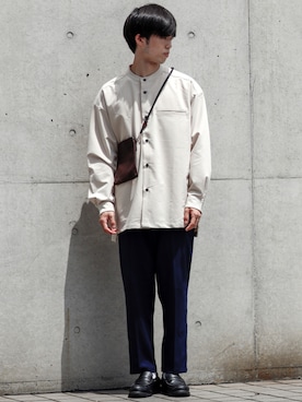 「y/m by MARSEE（イムバイマーシー）のアイテム」を使った、RIKUさん（メンズ・171cm）の秋コーディネート