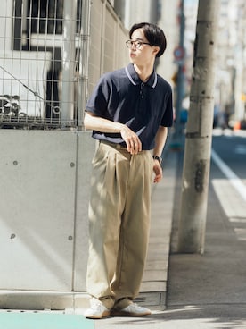 「adidas（アディダス）のアイテム」を使った、RIKUさん（メンズ・171cm）の夏コーディネート