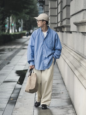 「coen（コーエン）のアイテム」を使った、RIKUさん（メンズ・171cm）の秋コーディネート