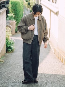 「アイテム（ジャケット/アウター）」を使った、RIKUさん（メンズ・171cm）の夏コーディネート
