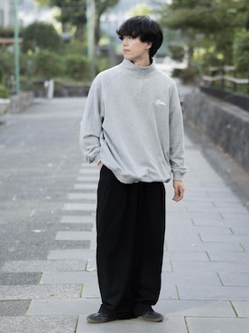 「アイテム（トップス）」を使った、RIKUさん（メンズ・171cm）の秋コーディネート