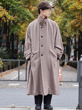 「CIAOPANIC TYPY（チャオパニックティピー）のアイテム（帽子）」を使った、RIKUさん（メンズ・171cm）の秋コーディネート