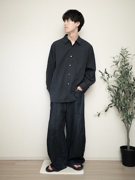 「OOFOS(ウーフォス)のアイテム」を使った、RIKUさん(メンズ・171cm)の春コーディネート