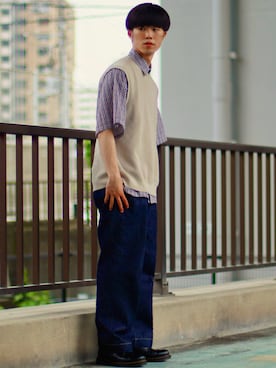 RIKUさんの（ADAM ET ROPE' | アダムエロペ）を使ったコーディネート