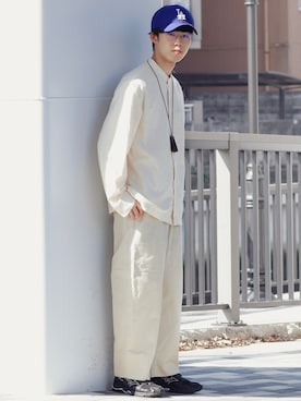 「MIZUNO（ミズノ　）のアイテム」を使った、RIKUさん（メンズ・171cm）の秋コーディネート