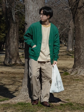 「FORK&SPOON（フォークアンドスプーン）のアイテム」を使った、RIKUさん（メンズ・171cm）の冬コーディネート