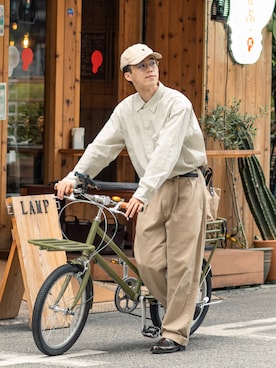 「coen（コーエン）のアイテム」を使った、RIKUさん（メンズ・171cm）の秋コーディネート