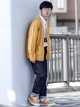 「D'MENS by DHOLIC（ディーメンズ）のアイテム」を使った、RIKUさん（メンズ・171cm）の秋コーディネート