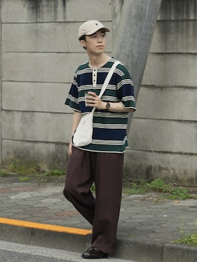 「URBAN RESEARCH Sonny Label（アーバンリサーチサニーレーベル）のアイテム」を使った、RIKUさん（メンズ・171cm）の夏コーディネート