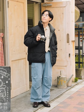 「WEGO（ウィゴー）のアイテム（ジャケット/アウター）」を使った、RIKUさん（メンズ・171cm）の秋コーディネート