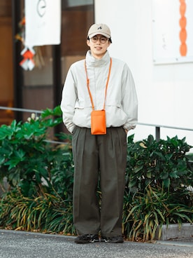 「ADAM ET ROPE'（アダムエロペ）のアイテム」を使った、RIKUさん（メンズ・171cm）の冬コーディネート