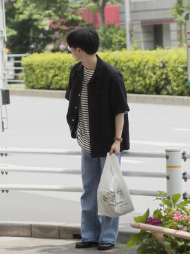 「FORK&SPOON（フォークアンドスプーン）のアイテム」を使った、RIKUさん（メンズ・171cm）の春コーディネート