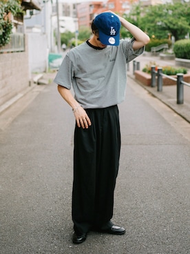 「アイテム（リング）」を使った、RIKUさん（メンズ・171cm・20代）の夏コーディネート