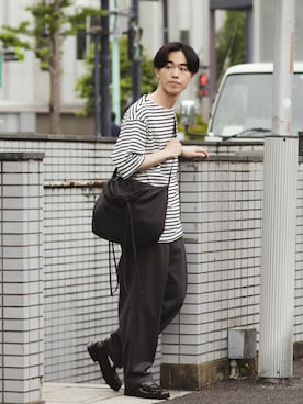 「FORK&SPOON（フォークアンドスプーン）のアイテム」を使った、RIKUさん（メンズ・171cm）の夏コーディネート