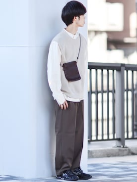 「MIZUNO（ミズノ　）のアイテム」を使った、RIKUさん（メンズ・171cm）の秋コーディネート