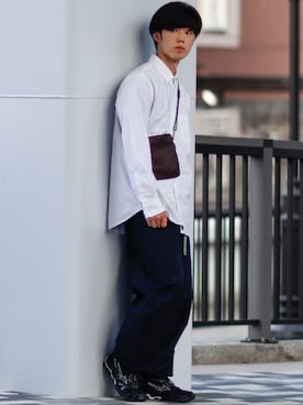 「MIZUNO（ミズノ　）のアイテム」を使った、RIKUさん（メンズ・171cm）の夏コーディネート