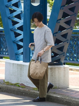 「FORK&SPOON（フォークアンドスプーン）のアイテム」を使った、RIKUさん（メンズ・171cm）の春コーディネート