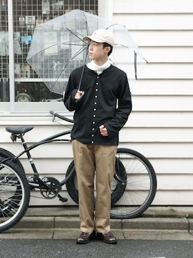 「coen（コーエン）のアイテム」を使った、RIKUさん（メンズ・171cm）の秋コーディネート