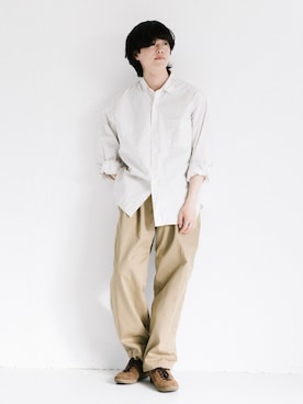 「THE SHINZONE（ザ　シンゾーン）のアイテム」を使った、RIKUさん（メンズ・171cm）の春コーディネート