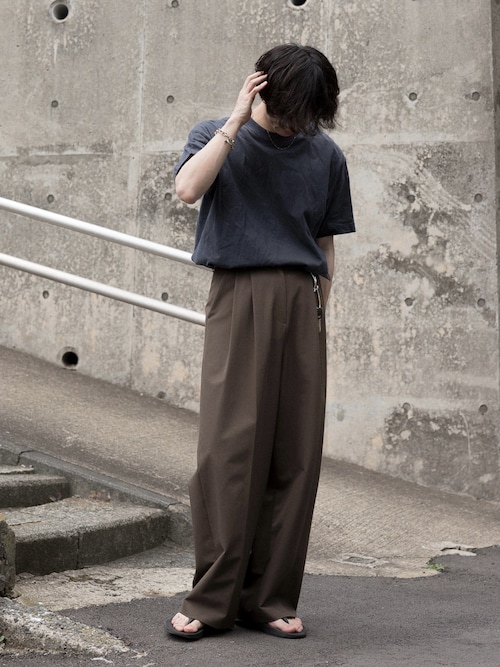 「HANES（ヘインズ）の【別注】 ＜Hanes＞ ビーフィー Tシャツ（Tシャツ/カットソー）」を使った、RIKUさん（メンズ・171cm）の夏コーディネート
