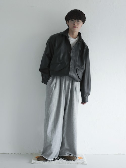 セール】オーバーサイズドローコード比翼ブルゾン（ブルゾン