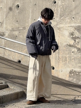 「Bleme（ブレム）のアイテム」を使った、RIKUさん（メンズ・171cm）の冬コーディネート