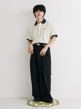 「アイテム（パンツ）」を使った、RIKUさん（メンズ・171cm）の夏コーディネート