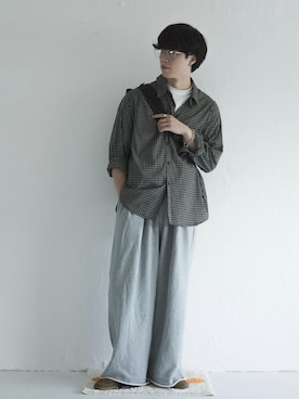 「アイテム（ブレスレット）」を使った、RIKUさん（メンズ・171cm・20代）の秋コーディネート